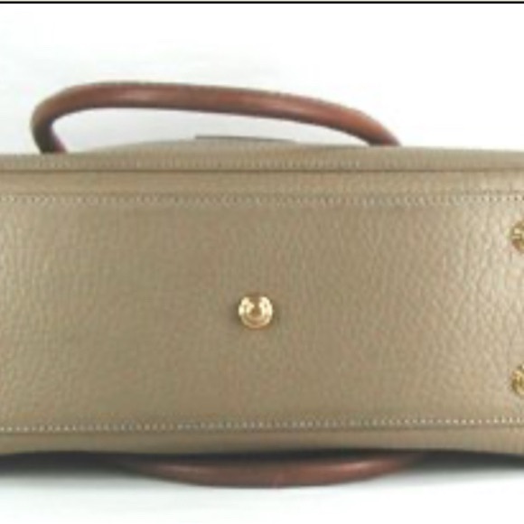 Dooney & Bourke Tan and Brown Shoulder Bag